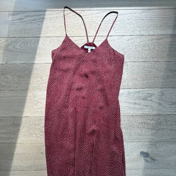 Derek Lam 10 Crosby Red Printed Slip Dress Size 4 - Picture 1 of 3